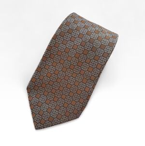 Vintage Brioni 100% Silk Men's Patterned Tie